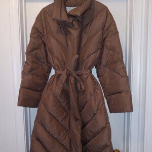 RARE Vintage Womens Bill Blass Long Puffer Coat